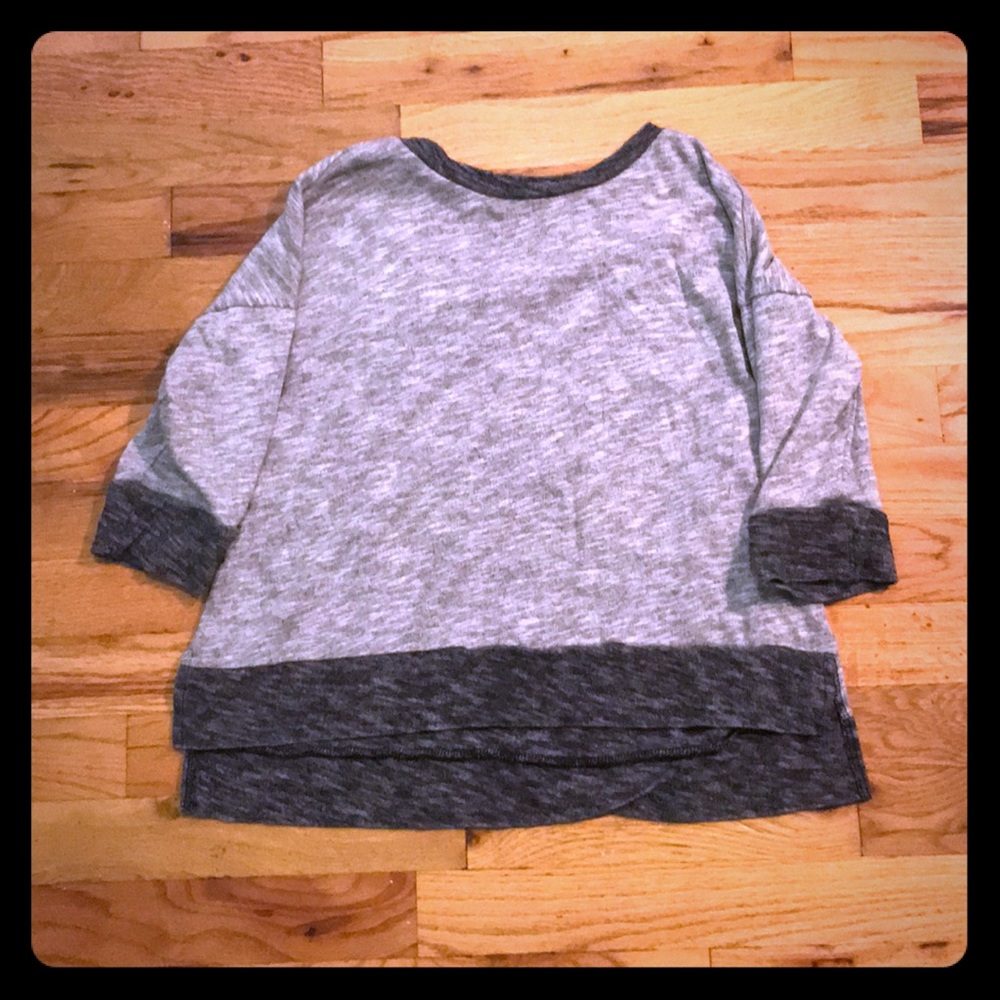 Gray Long Sleeve Shirt